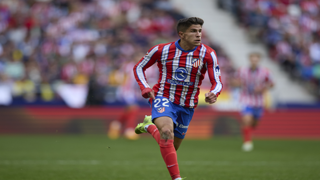 Coach Diego Simeone praises son Giuliano's after scoring first Atletico goal